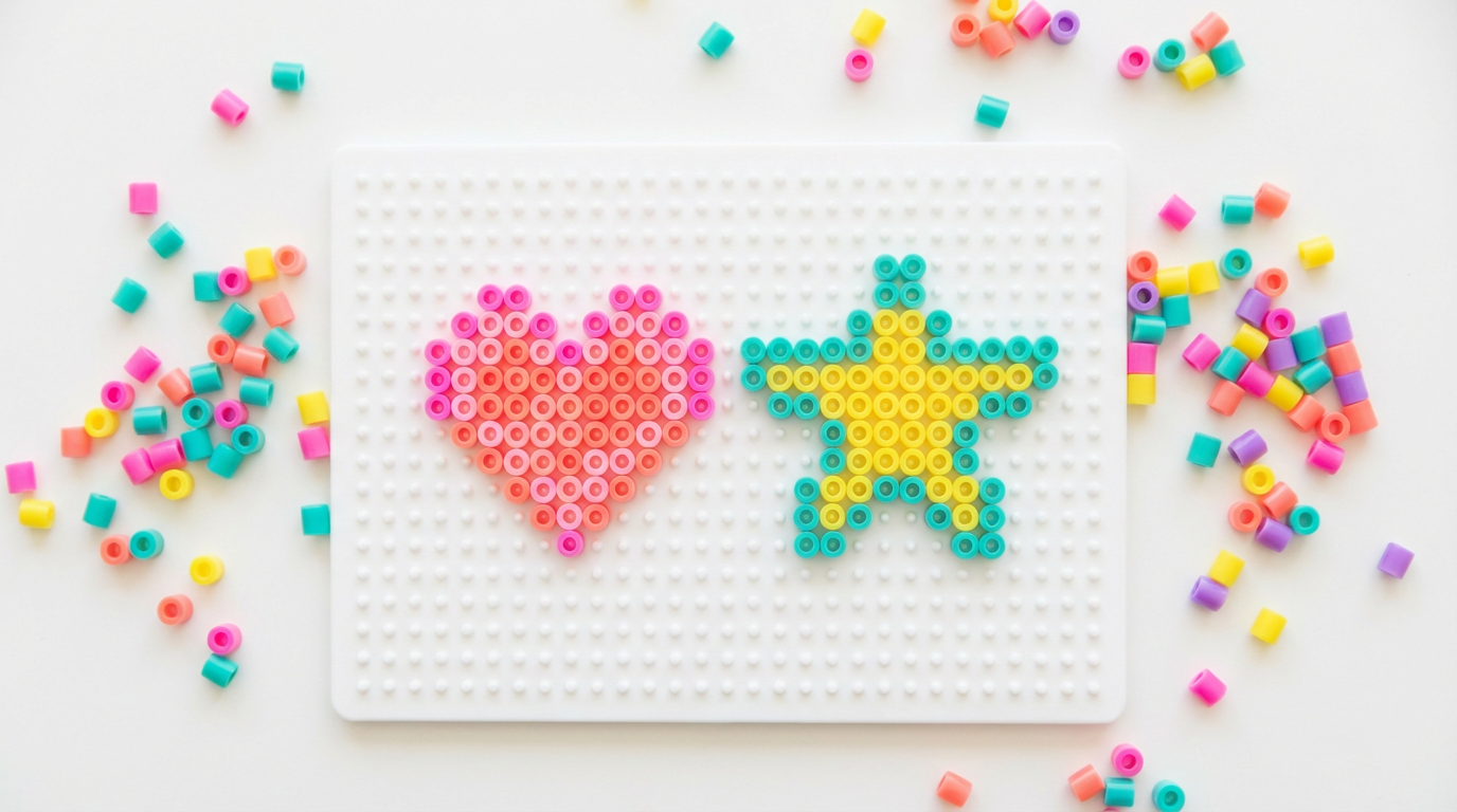 精美的拼豆艺术作品展示